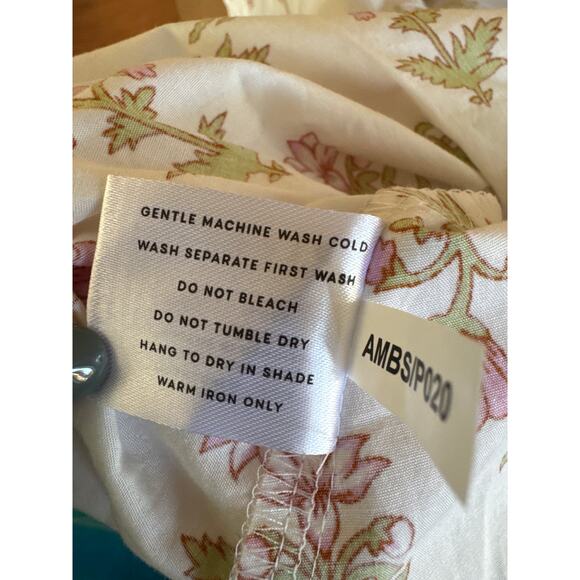 Floral Ruffle Trim Pajama Set - Picture 8 of 8